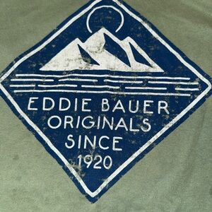 Eddie Bauer Olive Graphic Tee